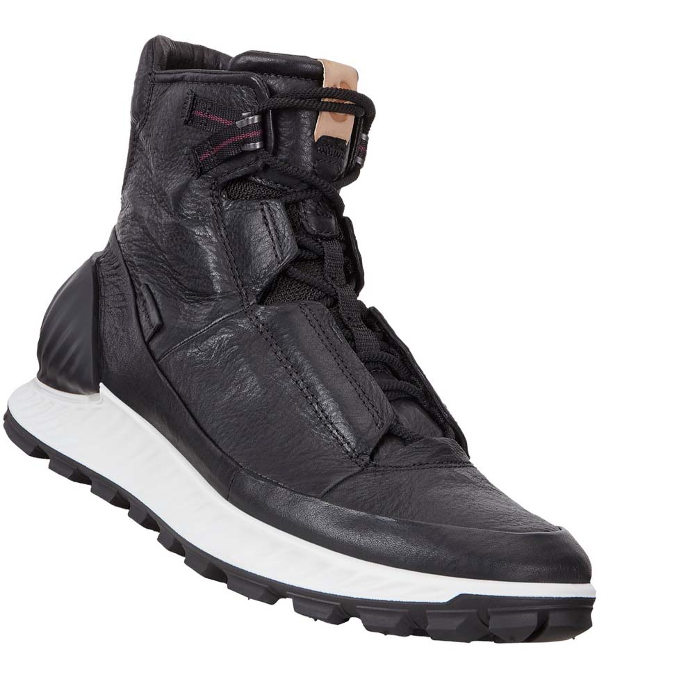 Men's Ecco Exostrike Mid Boots Black | Canada 440GSO